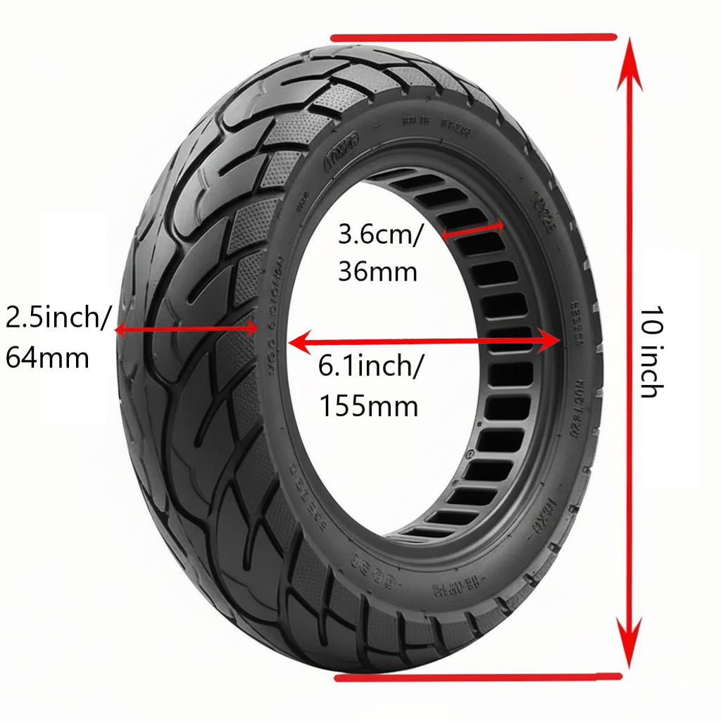 10inch tyre - 10x2.5 solid tyre measurement