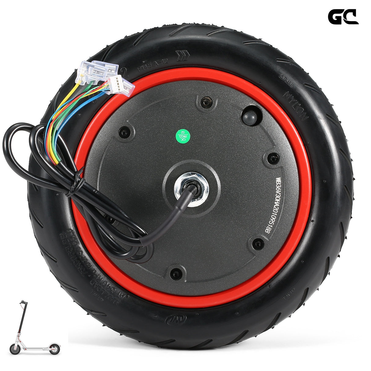 Tire front wheel