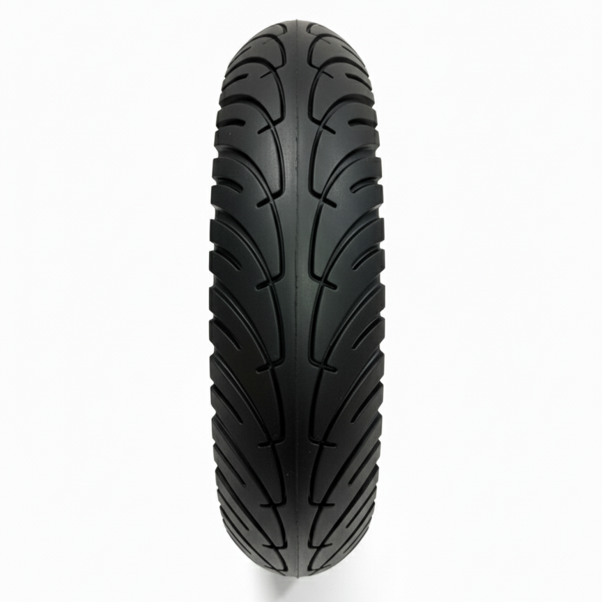 8.5x2'' Black Tubeless Solid Tyre 36mm Slot for Electric Scooter