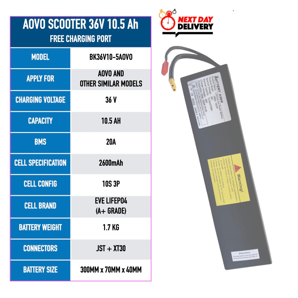 Aovo Scooter 36V 10.5H