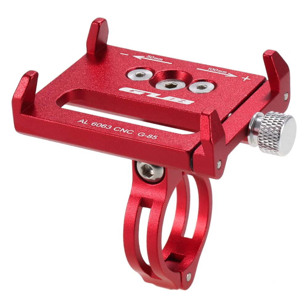 GUB G85 Premium Metal Phone Mount for Electric Scooters & Bikes - Red
