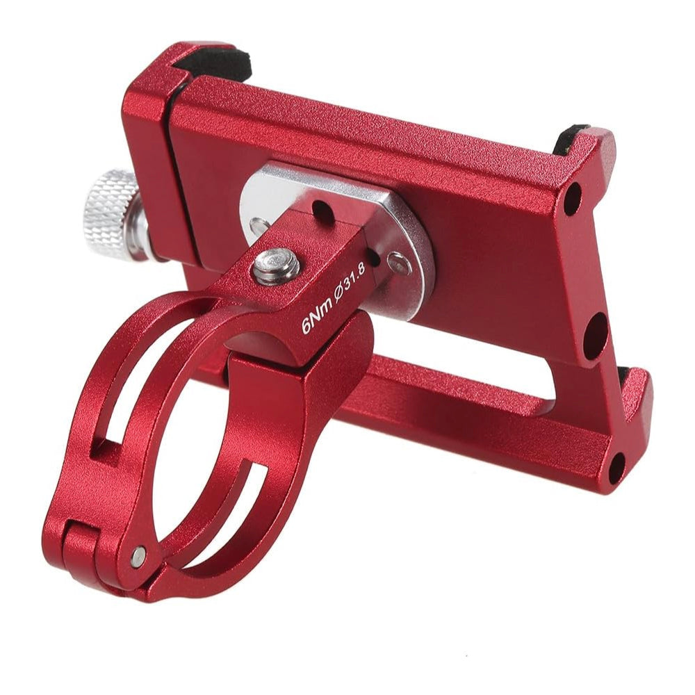 GUB G85 Premium Metal Phone Mount for Electric Scooters & Bikes - Red