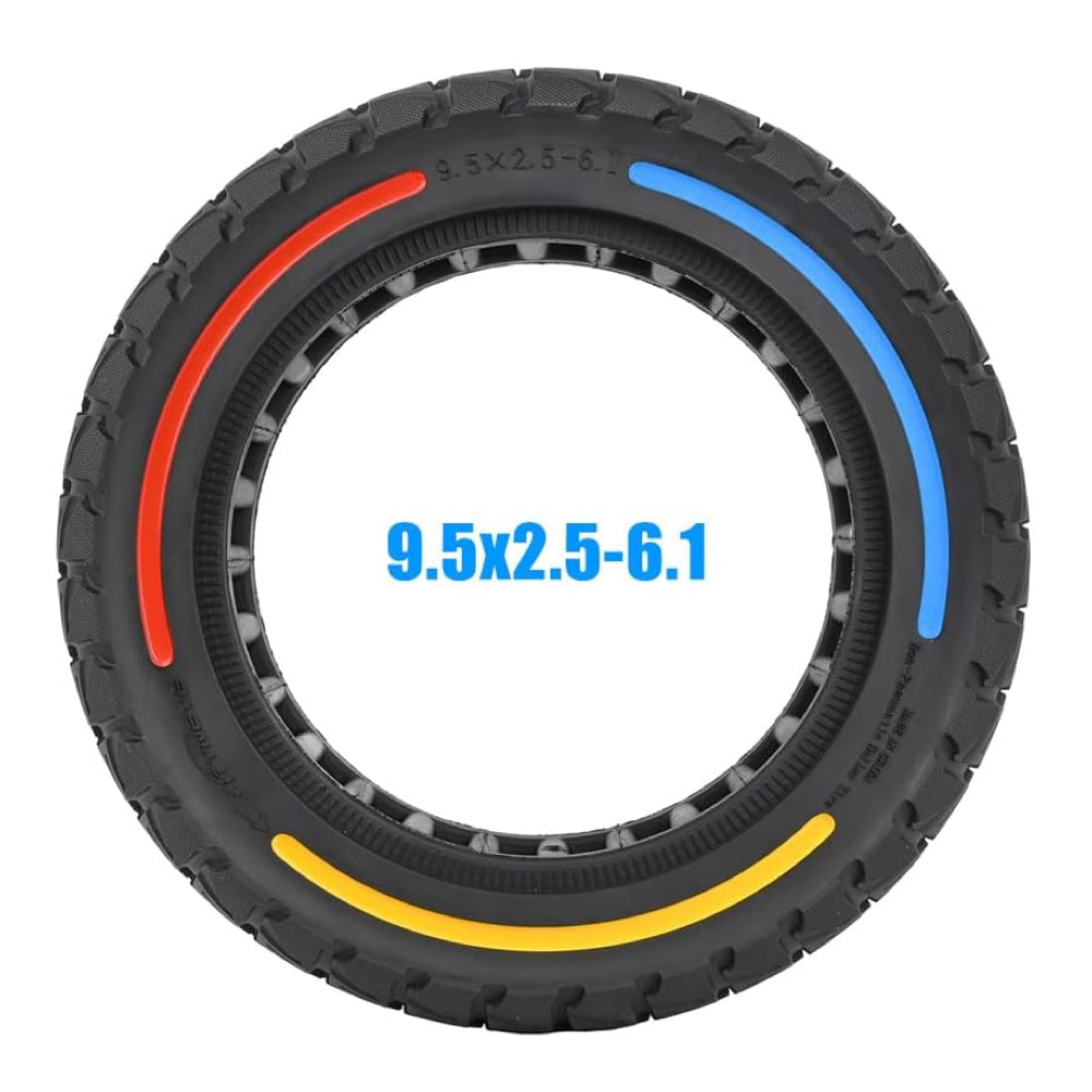 9.5"x2.5 36MM Slot Solid Tyre