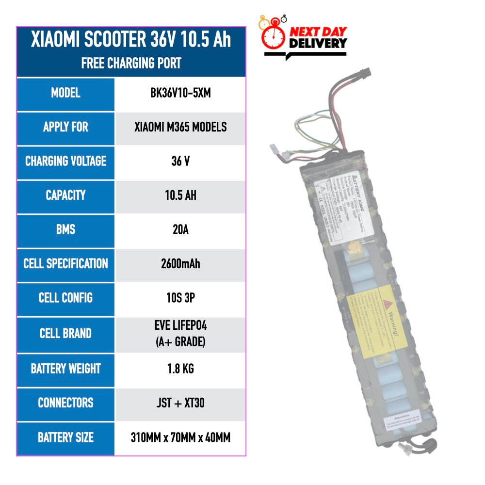 Xiaomi Scooter 36v 10.5AH