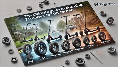 Durable eScooter tyres for smooth riding on various UK surfaces