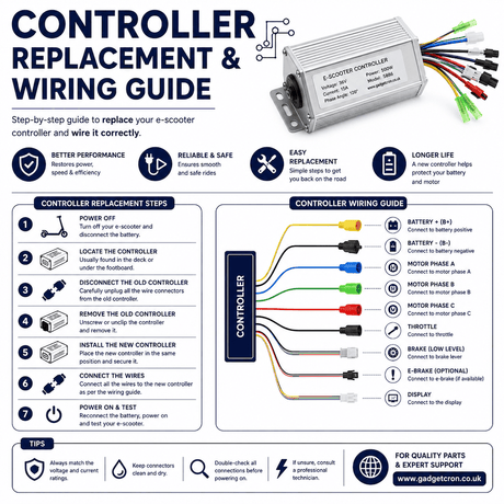 How to Replace an E-Scooter Controller: Wiring Guide