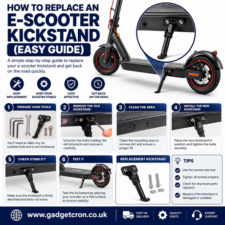 How to Replace an E-Scooter Kickstand - Easy Guide