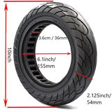 Solid Tyre for  Pure Electric 1st Gen , Pro 1st Gen & Go  Electric  Scooters - Tubeless Tyre Replacement