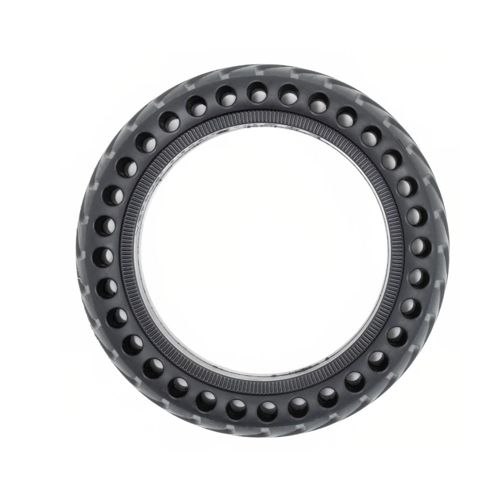 8.5x2" Honeycomb Solid Tyre – Tubeless Groove Design (Black)