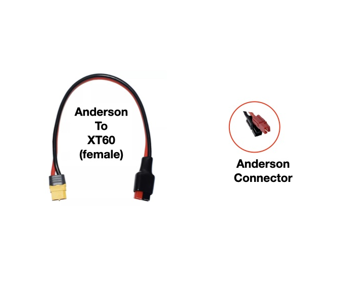 Anderson to XT60 close view