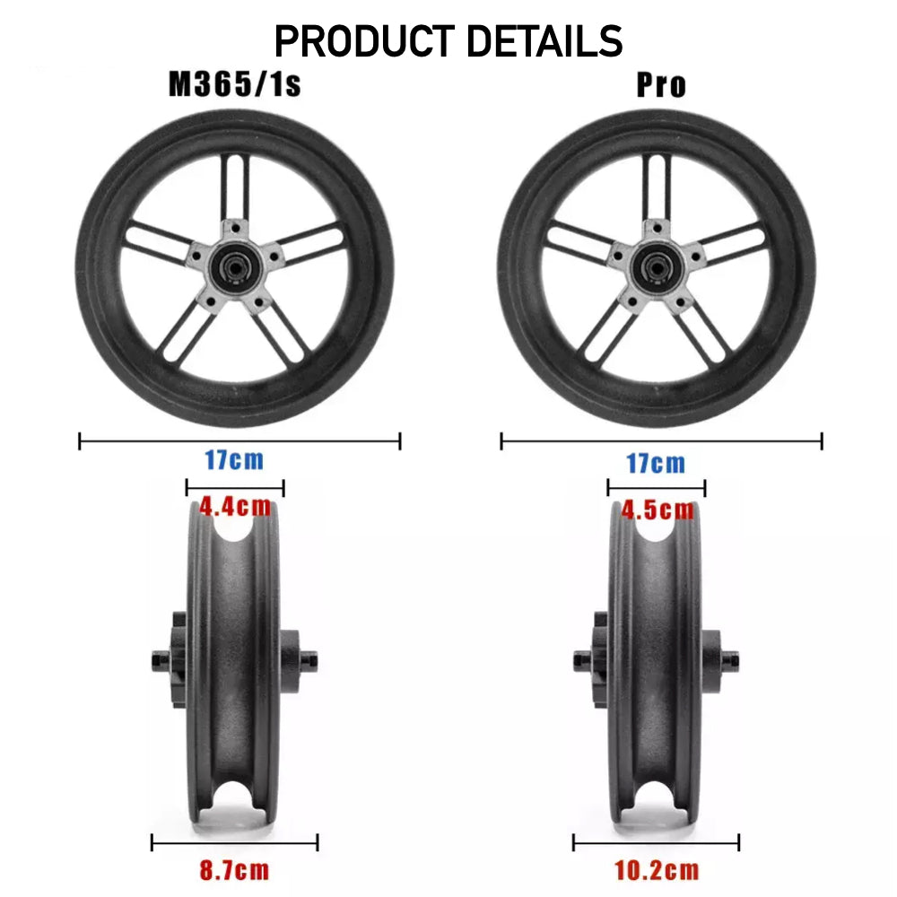 Wheel Rim for Xiaomi M365/1s and Pro/Pro2 models with hole