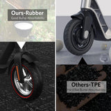 10x2.5" Tubeless Solid Tyre 36mm Slot w/ Red Line for Electric Scooters