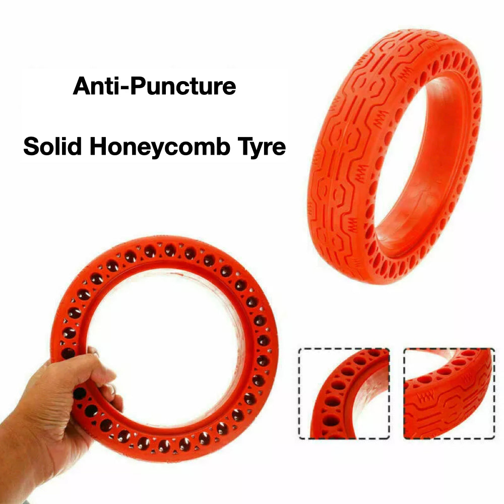 Honeycomb Solid Red Tyre for Xiaomi M365/Pro