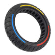 8.5X2'' Tubeless Solid Honeycomb Tyre Tri Color
