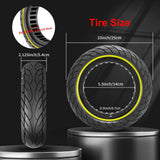 yellow electric scooter tire