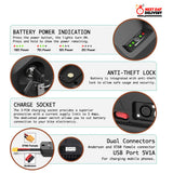 Hailong-48v15Ah Dual Connectors