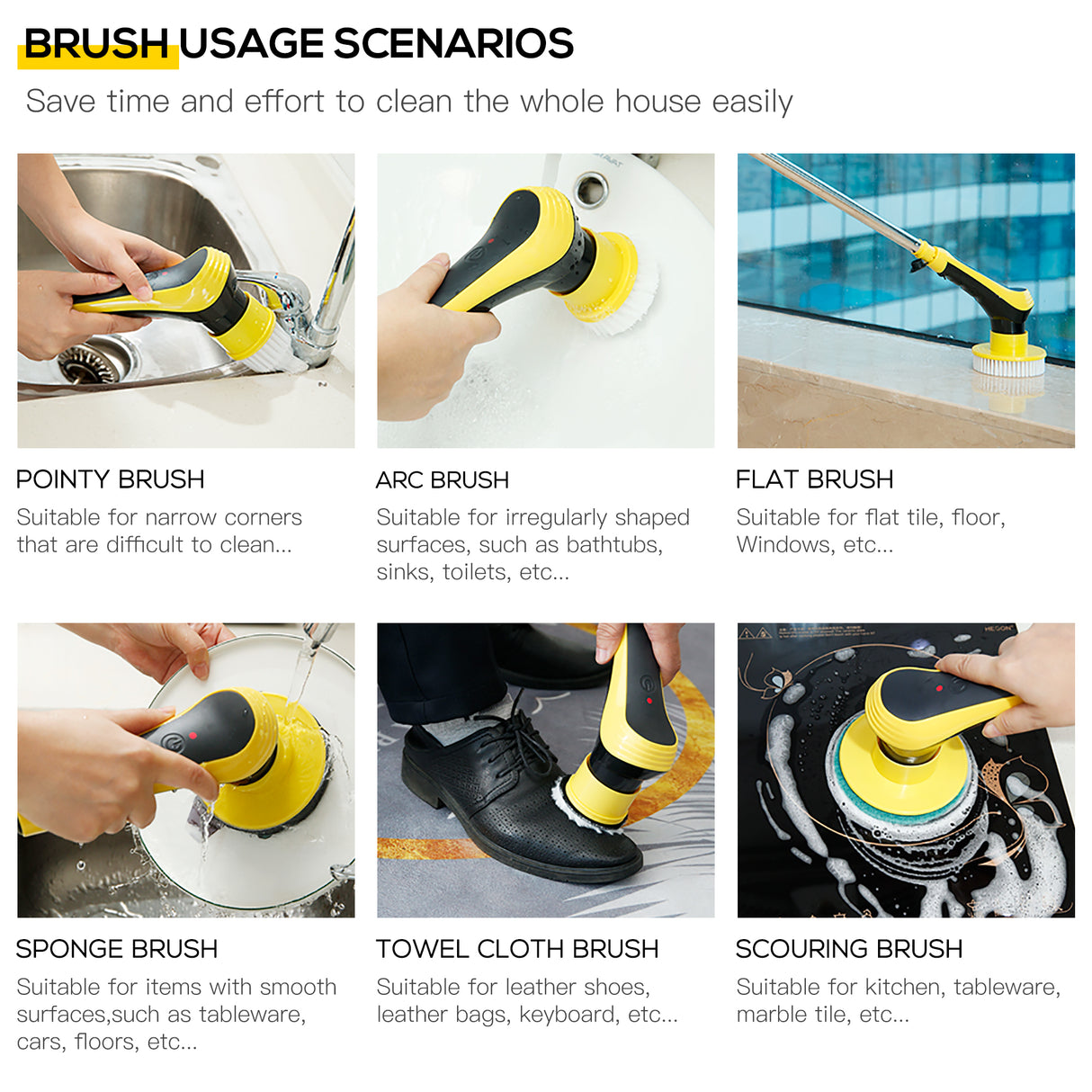 GadgetCron 360 Power Scrub Deep Clean 