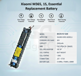 Replacement Battery Xiaomi Details