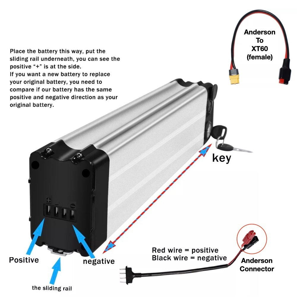 lock, charging socket, battery level indicator