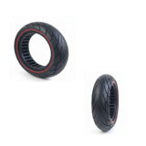 10x2.5" Tubeless Solid Tyre 45mm Slot w/ Red Line for Electric Scooters