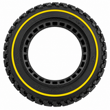 10x2" Tubeless Solid Tyre 36mm Slot w/ Yellow Line for Electric Scooter