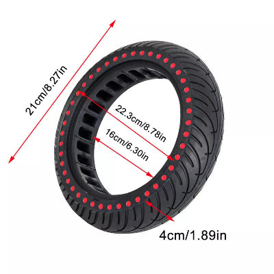 8.5"x2" Solid Honeycomb Puncture Proof Tyre
