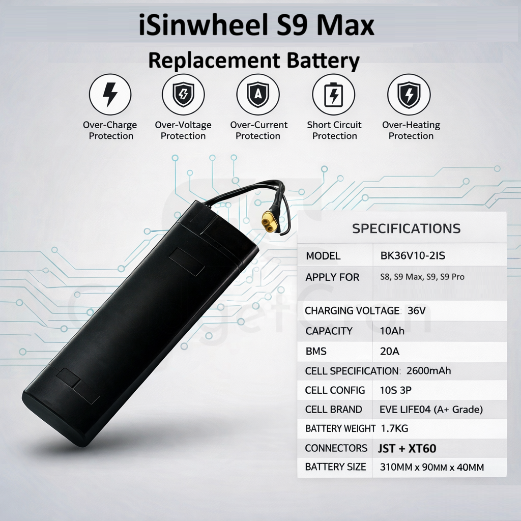 iSinwheel S9 replacement Battery