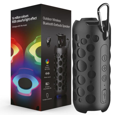  FusionBeat RGB Wireless Speaker & Earbuds