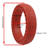 8.5X2'' Tubeless Tyre Red Florecent for Electric Scooter