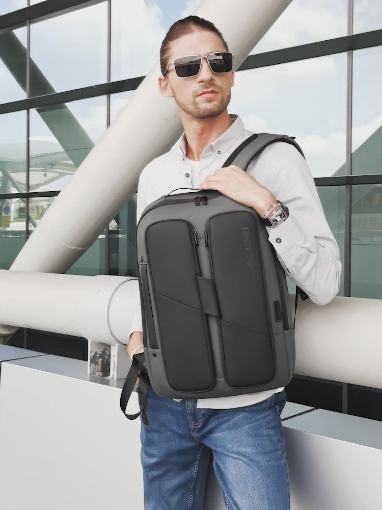 Smart Laptop Bag Minimalistic Waterproof design for Light Travel Backpack