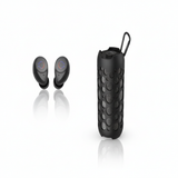 Bluetooth Speaker with earbuds Black
