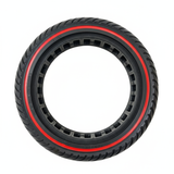 8.5X2'' Tubeless Solid Tyre 36mm Slot w/ Red Line for Electric Scooter